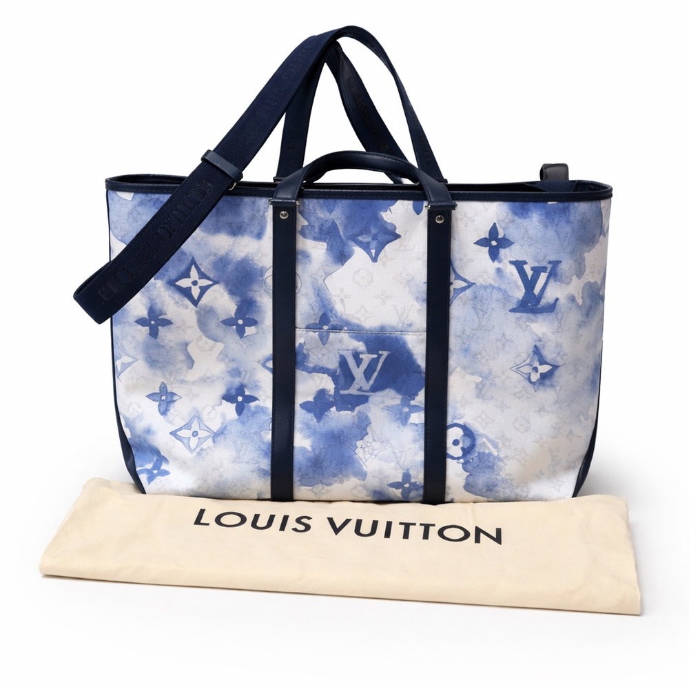 LOUIS VUITTON 2021 Monogram Watercolor Weekend Tote GM - Picture 1 of 16
